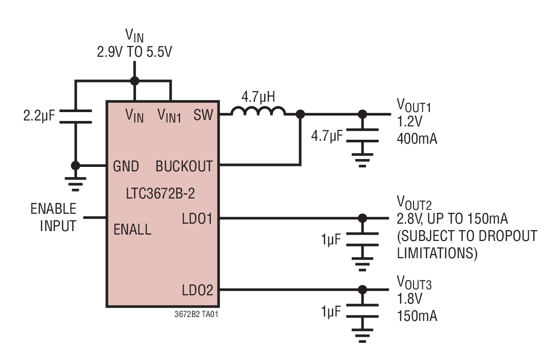 LTC3672B-2Ӧͼһ